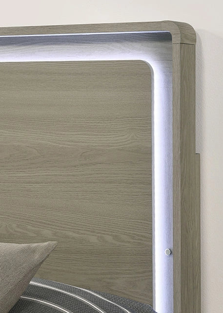 Rainier Queen Bedroom Set Gray