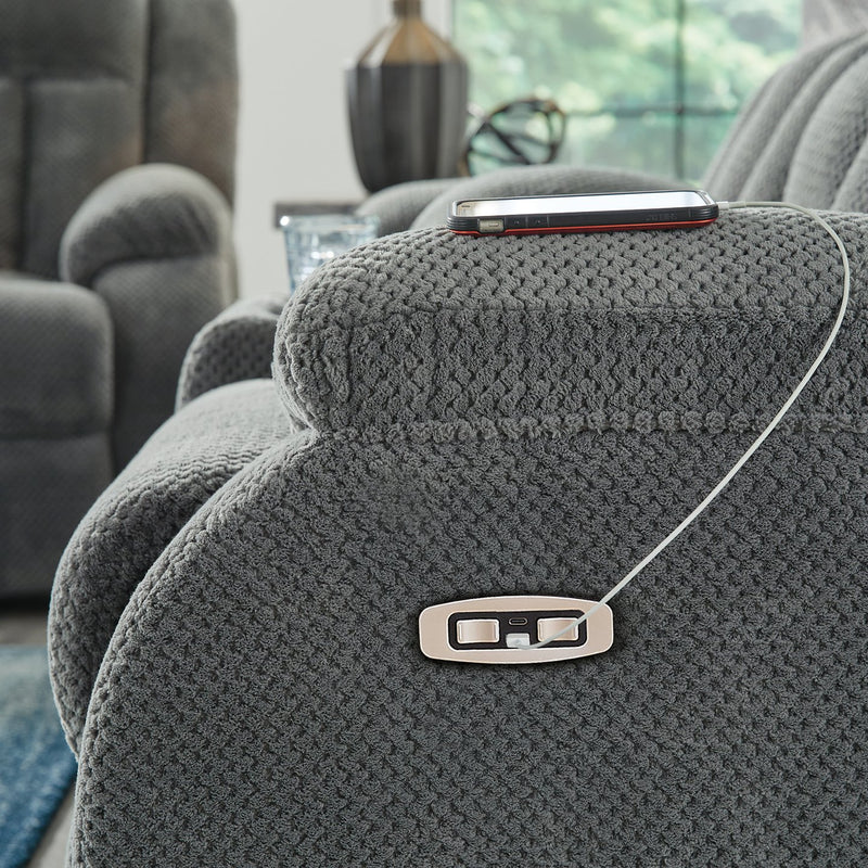 Observation Power Reclining Loveseat with Console