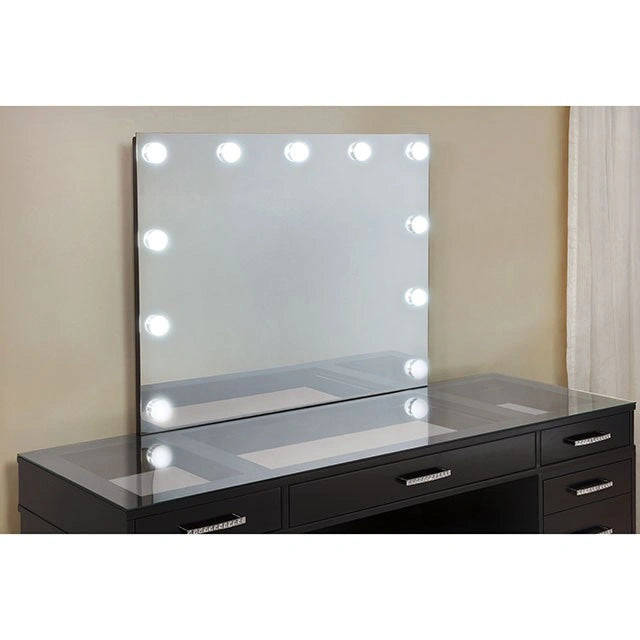 Valentina Vanity Set White & Dark Gray