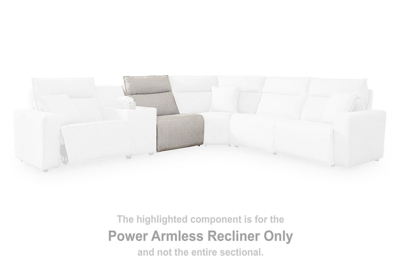 Modmax II Power Reclining Sectional with Audio Consoles