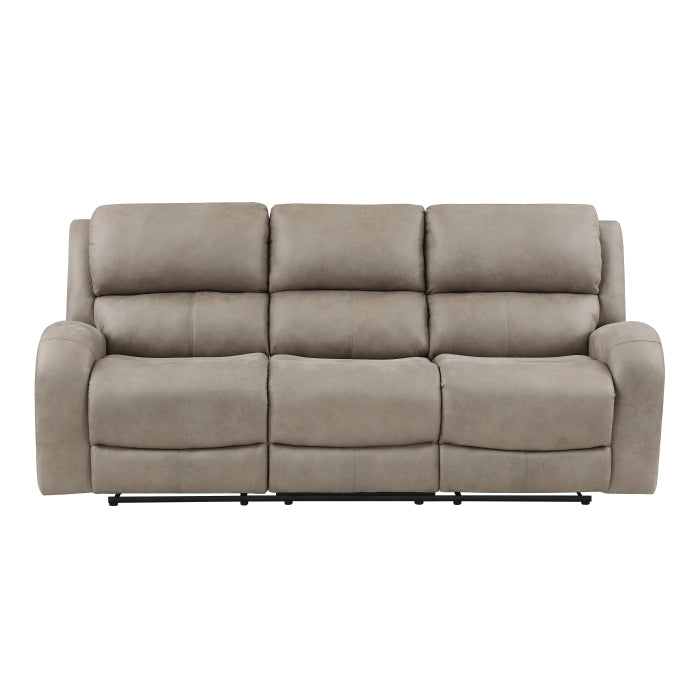 9601 - Double Reclining Sofa in Brown or Gray