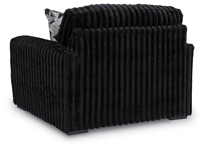 Midnight-Madness Oversized Chair