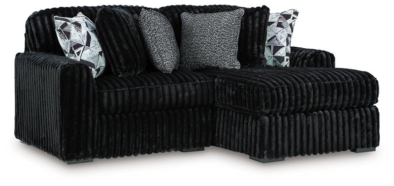Midnight-Madness Sectional with Chaise