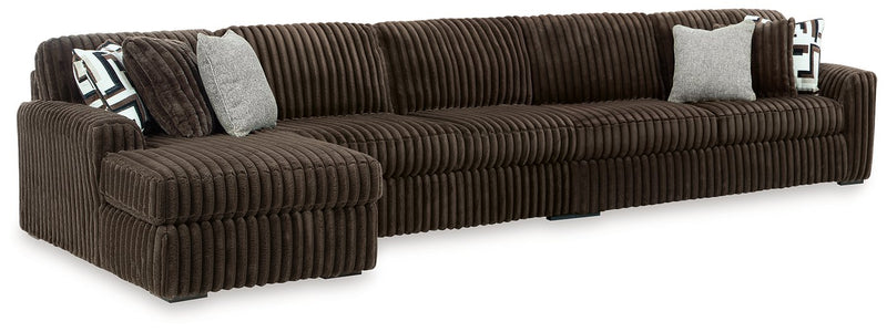Midnight-Madness Sectional with Chaise