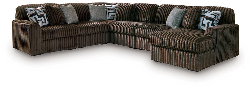 Midnight-Madness Sectional with Chaise