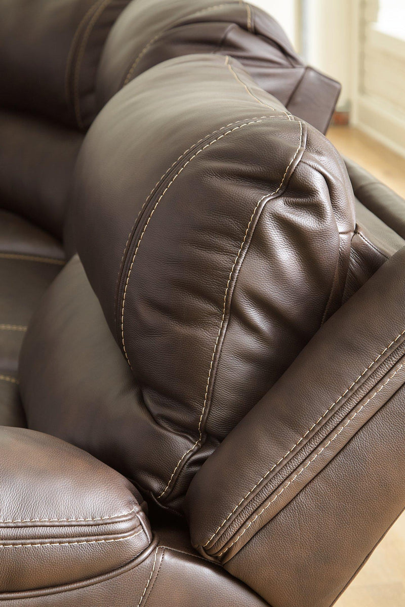Dunleith Power Reclining Sectional Loveseat