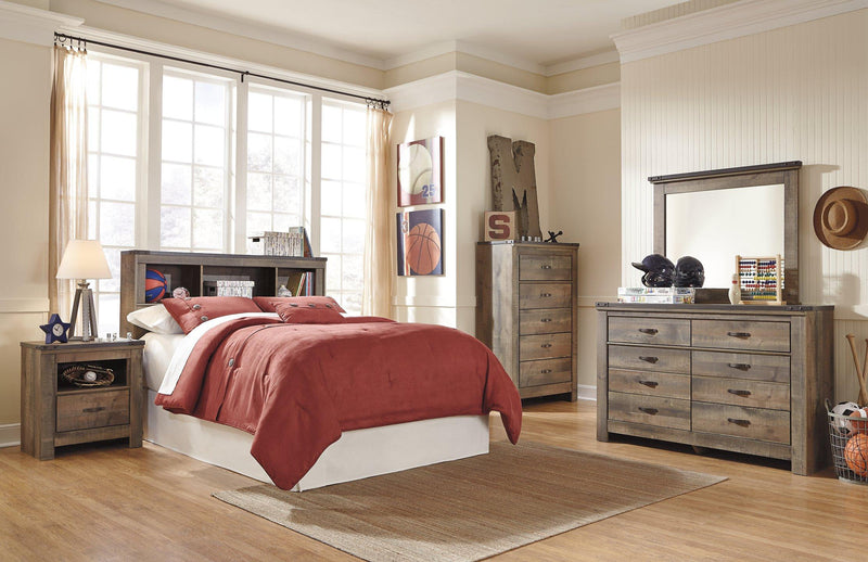 Trinell Bookcase Bed