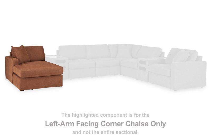 Modmax 5 Piece Sectional with Audio Console