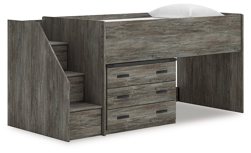 Frandern Loft Bed with Drawer Storage