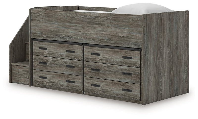 Frandern Loft Bed with Drawer Storage