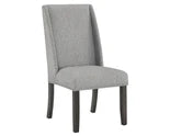 Faux Marble Top Dining Set with 6 chairs in Gray D4930 7PC