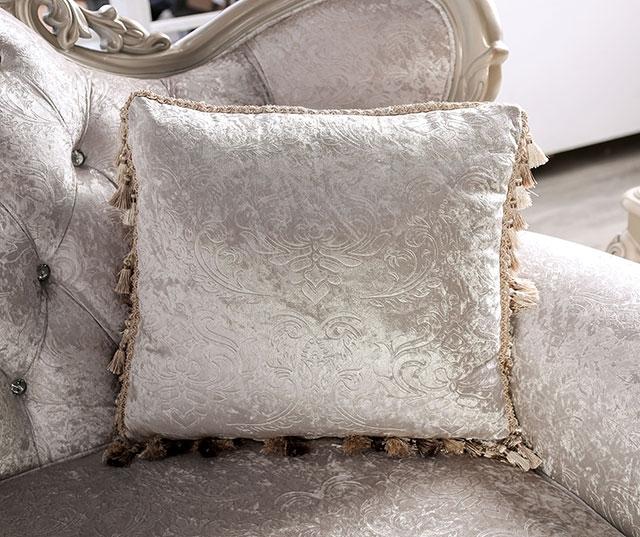 Acapulco White & Espresso Sofa