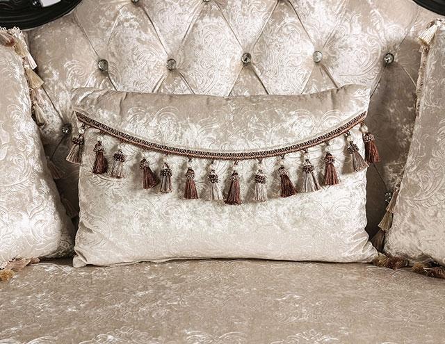 Acapulco White & Espresso Sofa