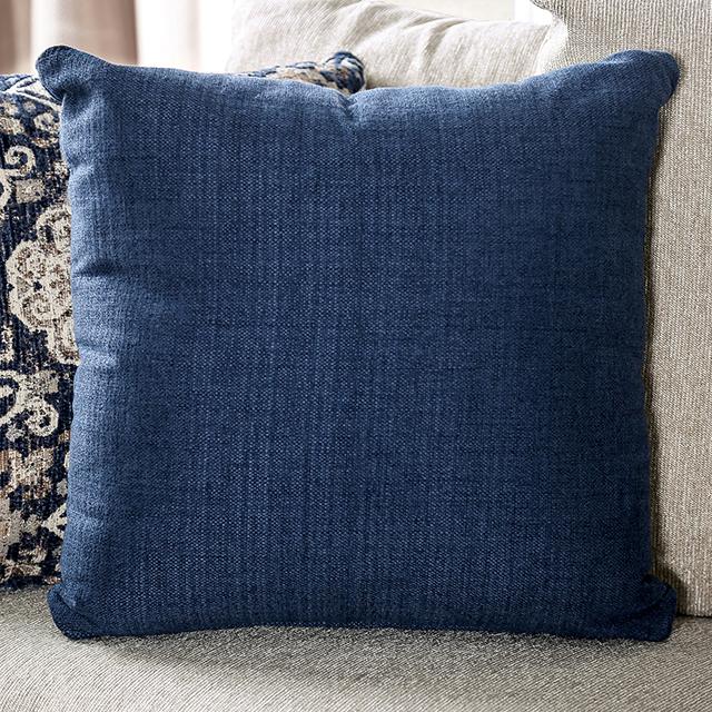 BELSIZE Loveseat Grey, Beige, & Choclate