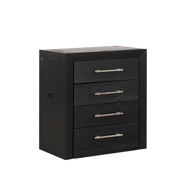 Ashbourne Bedside Vanity Set with Stool Contemporary