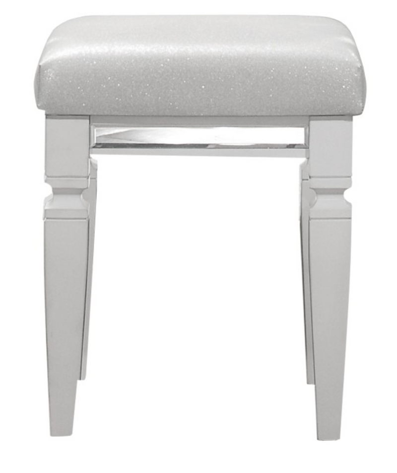 Tamsin Vanity Stool in White