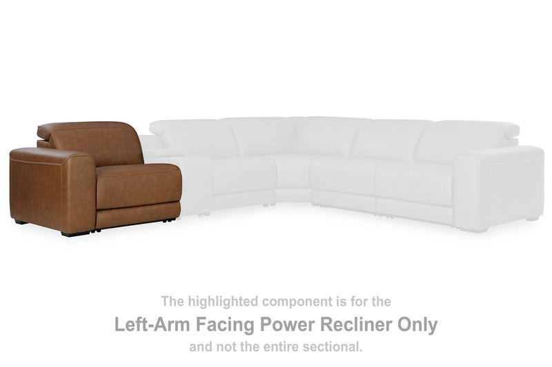 Magic Man 5-Piece Power Reclining Sectional