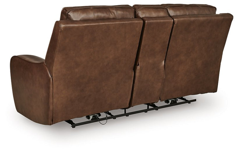 DeepWakes Power Reclining Loveseat with Console