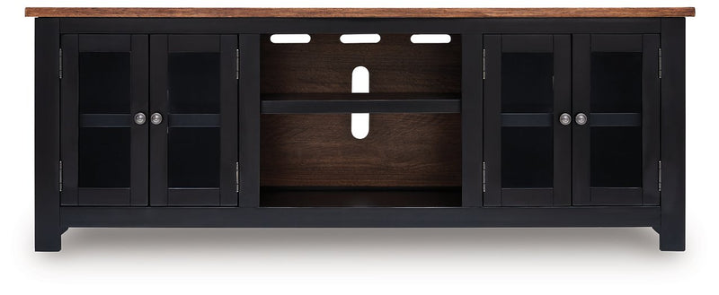 Wildenauer 76" TV Stand with Electric Fireplace