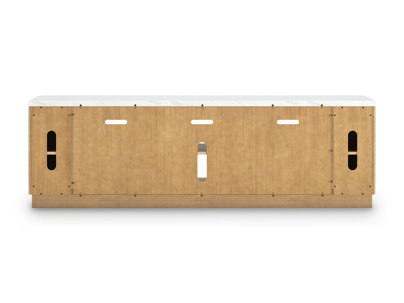 Camdill 80" TV Stand with Electric Fireplace